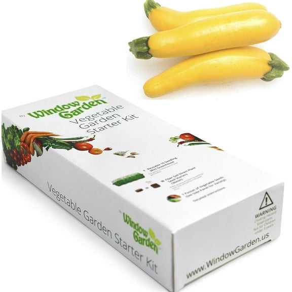 Window Garden - Squash Starter Kit - Mini Greenhouse System - Easy - Single Pack