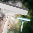 thumbnail image 1 of Window Glass Cleaning Squeegee Scraper with Sprayer, 3 in 1 Window Cleaning Scraper, Blue, 1 of 6