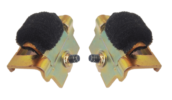 Guide Bracket Set Windshield Brackets Window Glass Guide Bracket Set With Felt 1970-1981 ...