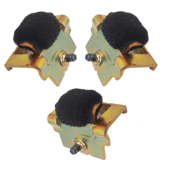 Window Glass Guide Bracket Set With Felt 1970-1981 Firebird/Trans AM and Camaro