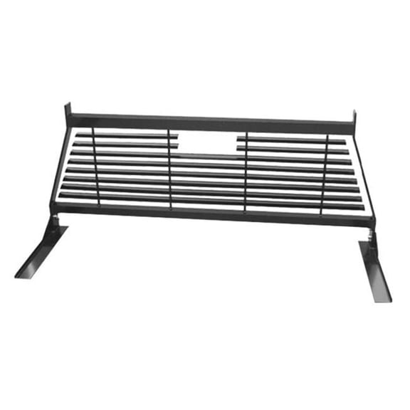 Window Grille Steel Louvered for Ford Super Duty - Black