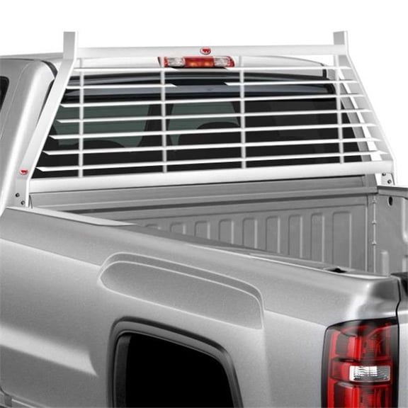 Window Grille Steel Louvered for Ford Super Duty - White