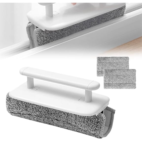 Window Groove Cleaning Brush, 2026 New Magic Window Cleaning Brush Window Track Cleaning Tools, Upgrade Window Sill Cleaner Tool for Tile Lines, Shutter, Car Vents, Keyboard