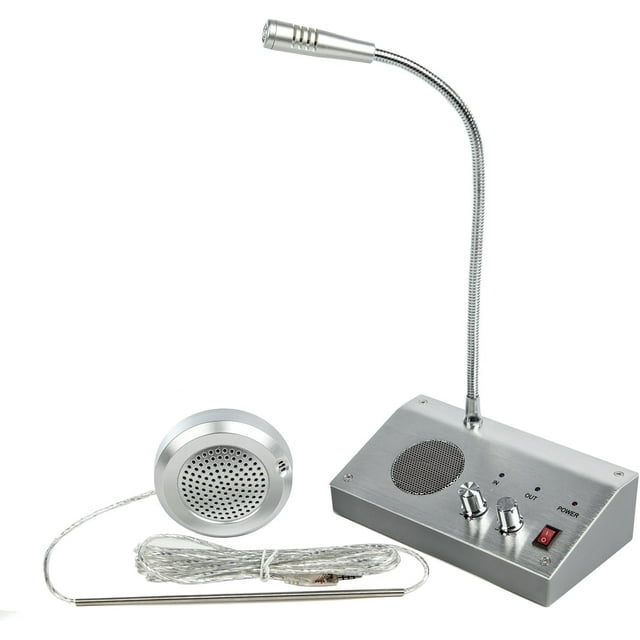 Window Intercom Window Speaker Intercom System Dual Way Anti ...