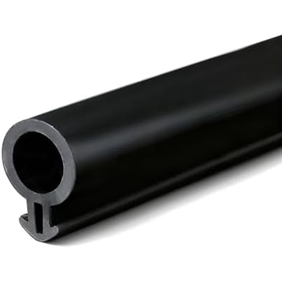 Window Kerf Weather Stripping, Fit for 1/4"-5/16" Gap, Noise Reduction Rubber Seal Strip for Suspended Bottom-Hinged Tilt-Out Window/Casement Window/Door Frame Card Slot Installation, 26.3Feet