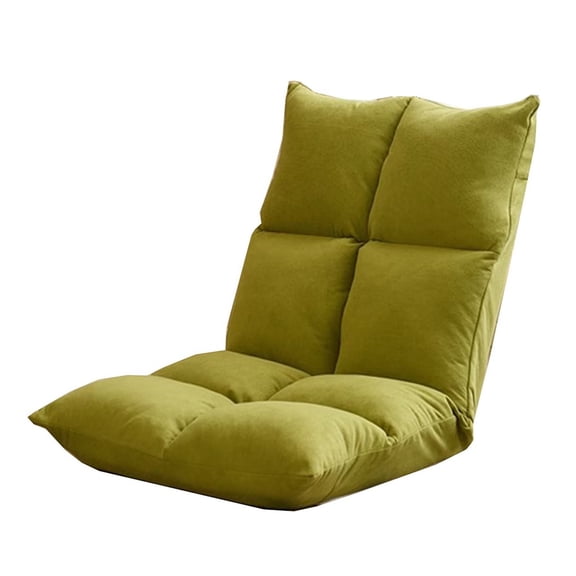 Window Lazy Lounge Seat Single Sofa Foldable Recliner Chair, Folding Six Gears Adjustable Lazy Sofa Couch Recliner for Home