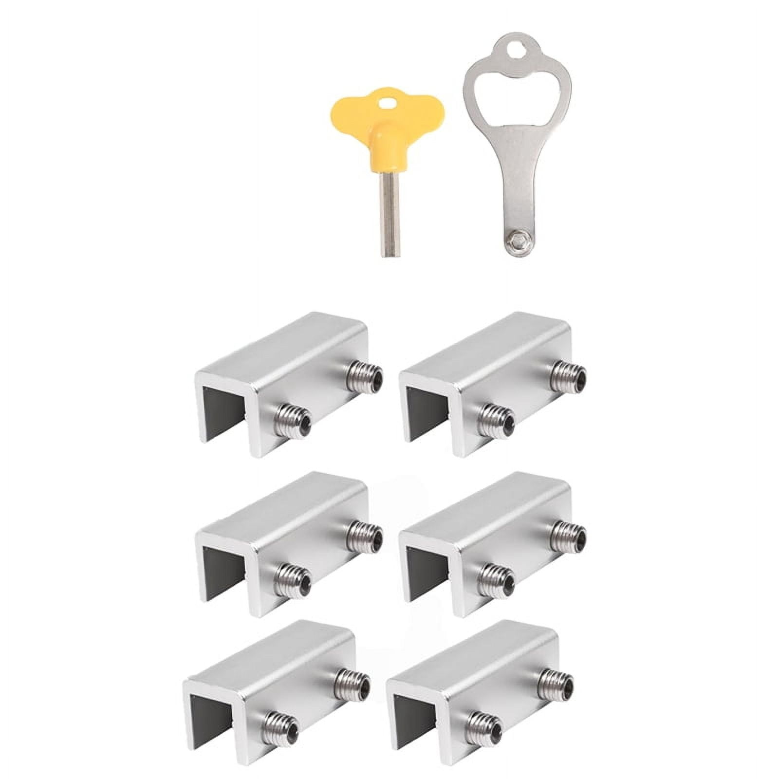 Window Lock (6 Sets) Safety Lock, for Vertical and Horizontal Sliding ...