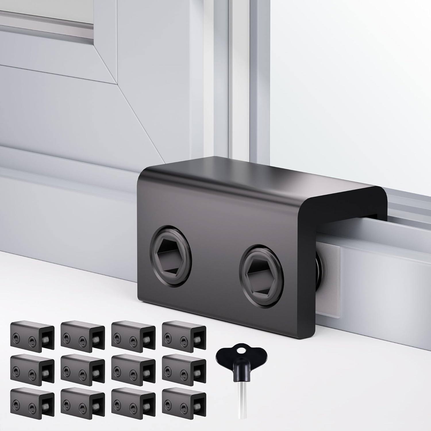 Window Locks, 12 Sets Sliding Window Locks, Sliding Door Lock ...