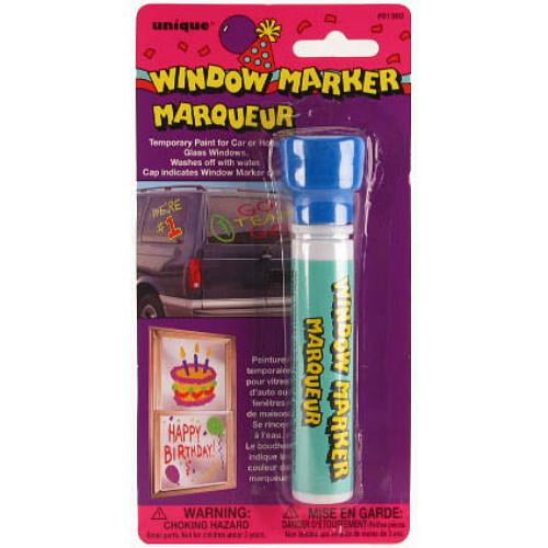 Window Marker, 0.84 oz, Blue, 1ct