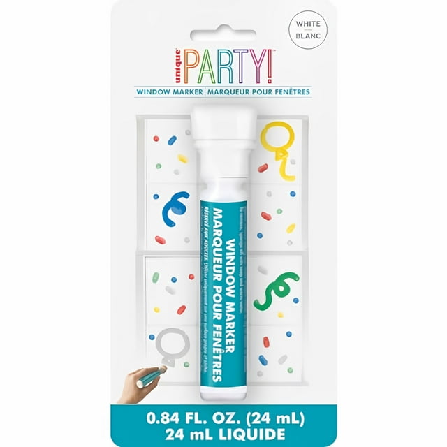 Unique Window Marker, White (Pack of 14)