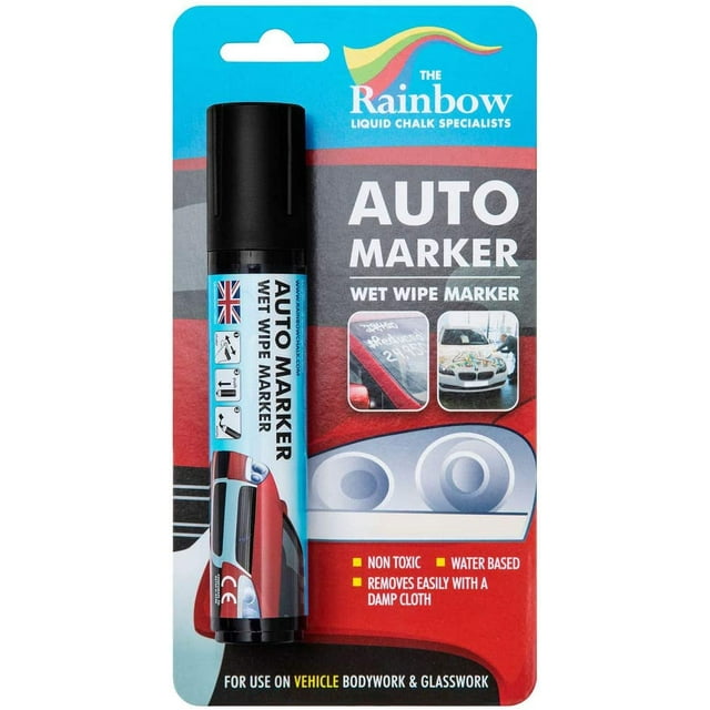 Window Markers for Glass Washable Car Window Paint Pen Dry Erase