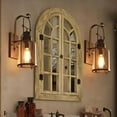 thumbnail image 1 of Window Mirrors for Wall Decor -Arched Wall Mirror Farmhouse Wall Decor Wood Frame Decorative Wall Mirrors Like Window for Bedroom, Living Room, Entrance, Dining Room, 1 of 16
