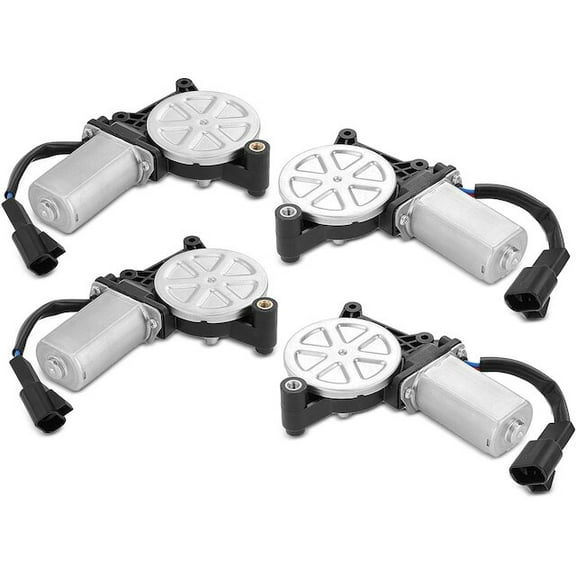 Window Motor Kit 4 - Compatible with 1999 - 2006 Chevy Silverado 1500 2000 2001 2002 2003 2004 2005