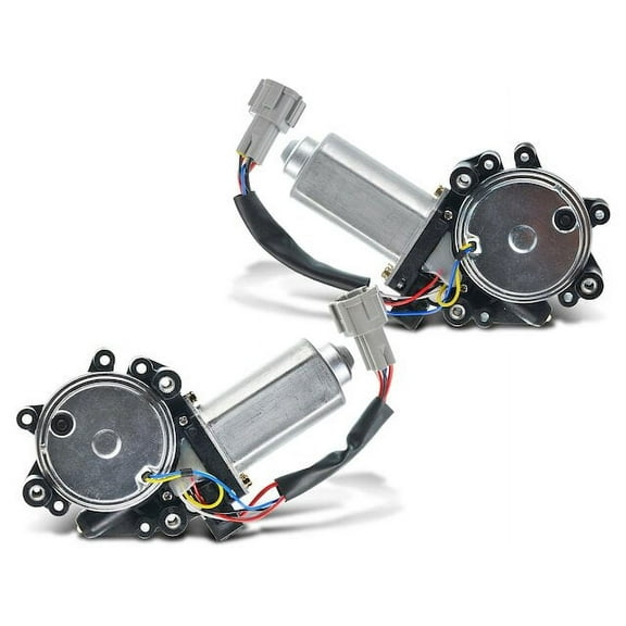Window Motor Set 2 - Compatible with 2004 - 2015 Nissan TITAN 5.6L V8 2005 2006 2007 2008 2009 2010 2011 2012 2013 2014