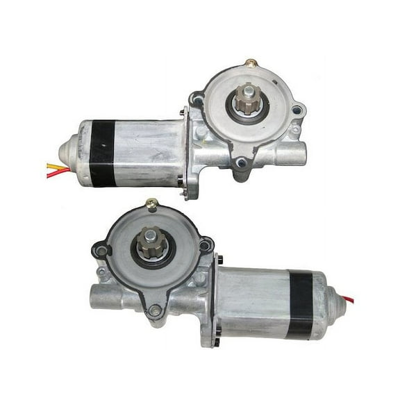 Window Motor Set 2 Piece - Compatible with 1990 - 2011 Lincoln Town Car 1991 1992 1993 1994 1995 1996 1997 1998 1999 2000 2001 2002 2003 2004 2005 2006 2007 2008 2009 2010