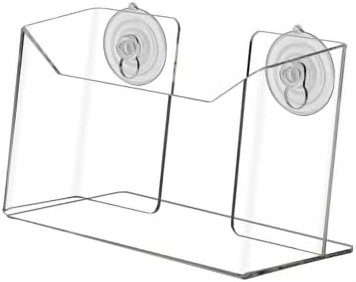 Window Mount Postcard Holder Pack Of 6 Clear Display For 6