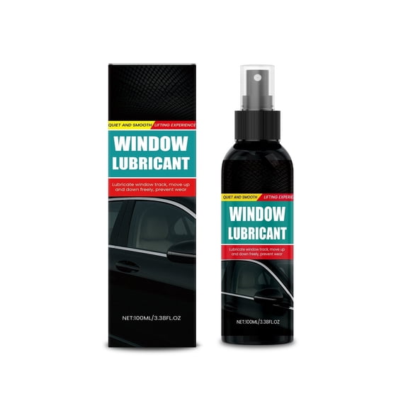 Window Noise Reduction Lubricant for Automotive Windows | Long Lasting Silicone Formula for Smooth Quiet | Weatherstrip & Wear
