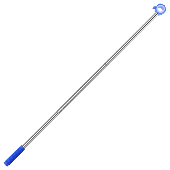 Window Opener Pole Telescopic with Hook Stainless Steel Window Opening Rod Multi Part Skylight Opener Pole Compatible with Blinds High Windows, Style 1