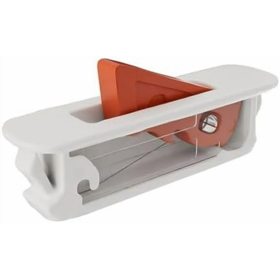 Window Opening Control Device Plastic Material, Cream White Finish, 1-7/8" Length, 9/16" Height, 1/4" Depth for Residential Window Safety Applications Pack of 2