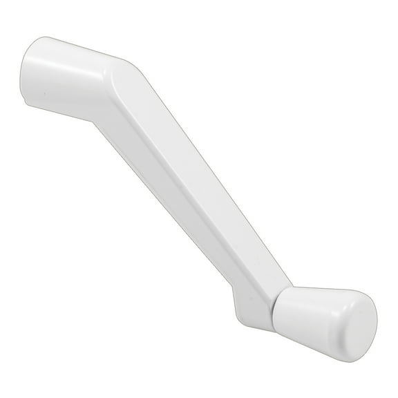 Window Operator Crank Handle, 11/32 in. Bore, White Enamel Finish