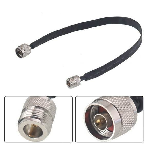 Window Pass Cable N Male To N Female 40Cm Rf Coaxial Cable 50 Ohm Extension Cord
