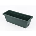thumbnail image 1 of Window Planter,14"x7" Long Window Boxes Planters,Flower Window Box,Vegetable Box Pot with Tray, Indoor Succulent Cactus Flowers Plastic Rectangle Pot for Balcony, Office, Garden, 1 of 5
