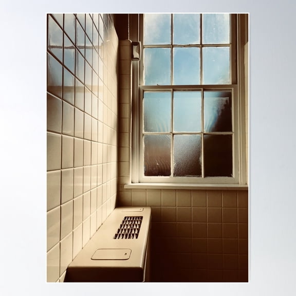 Window Poster Wall Art, Modern Wall Decor For Living Room Bedroom, 12x18 UNFRAMED