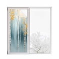 thumbnail image 1 of Window Privacy Film Abstract Forest Art Stained Glass Window Film Decorative Sun Block Window Cover Oil Painted Trees Branch Smear Art Window Clings Static Adhesive Sticker for Bathroom 29.5"x78.7", 1 of 7