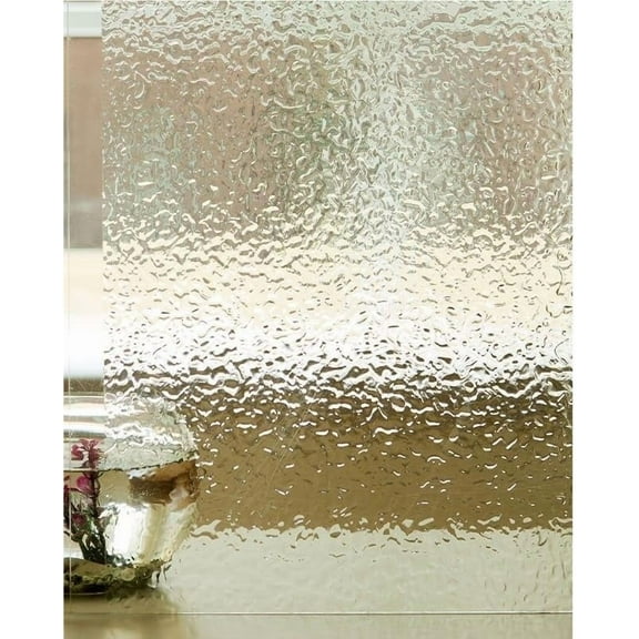 Window Privacy Film,Blackout Window Film,Window Cling, Window Film Window Film,Frosted Decorative Glass Door Film,Static Window Decor Self-Adhesive Sticker, Heat Control(45x200cm) Clear 45x200cm