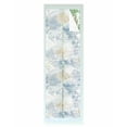 thumbnail image 1 of Window Privacy Film Blue Beige Floral Stained Glass Window Film Decorative Sun Block Window Cover Vintage Smear Abstract Art Window Clings Static Adhesive Sticker for Bathroom 23.6"x78.7", 1 of 7