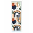 thumbnail image 1 of Window Privacy Film Bohemian Nordic Stained Glass Window Film Decorative Sun Block Window Cover Abstract Art Coconut Palm Leaves Window Clings Static Adhesive Sticker for Bathroom 23.6"x78.7", 1 of 7
