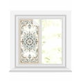 thumbnail image 1 of Window Privacy Film Boho Stained Glass Window Film Decorative Sun Block Window Cover Ethnic Aztec Southwest Neutral Aesthetic Motifs Window Clings Static Adhesive Sticker for Bathroom 17.7"x39.3", 1 of 7