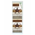 thumbnail image 1 of Window Privacy Film Brown Beige Texas Star Stained Glass Window Film Decorative Sun Block Window Cover Vintage Stars Wooden Window Clings Static Adhesive Sticker for Bathroom 23.6"x78.7", 1 of 7