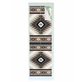 thumbnail image 1 of Window Privacy Film Brown Boho Stained Glass Window Film Decorative Sun Block Window Cover Vintage Rustic Southwest Aztec Geometric Window Clings Static Adhesive Sticker for Bathroom 17.7"x78.7", 1 of 7
