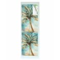thumbnail image 2 of Vinyl Etchings Palm Trees Window Decal – 4x6 Oval – Etched Glass Look Static Cling – Tropical Decor 2 of 4
