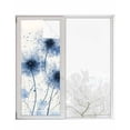 thumbnail image 1 of Window Privacy Film Dandelion Floral Stained Glass Window Film Decorative Sun Block Window Cover Country Spring Natural Wildflower Window Clings Static Adhesive Sticker for Bathroom 29.5"x78.7", 1 of 7