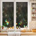 Retro Building Windows Window Privacy Film Decorative, Vintage Farmhouse Stained Glass Window ...
