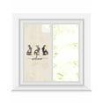 thumbnail image 1 of Window Privacy Film Easter Stained Glass Window Film Decorative Sun Block Window Cover Retro Spring Rabbit Plaid Flowers Animal Floral Window Clings Static Adhesive Sticker for Bathroom 17.7"x39.3", 1 of 7