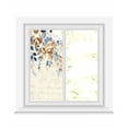 thumbnail image 1 of Window Privacy Film, Fall Botanical Leaves UV Sun Blocking Window Tint Film Heat Control One Way Blackout Window Film, Blue Orange Brown Eucalyptus Retro Rustic Non Adhesive Static Cling 19.6x39.3 In, 1 of 7