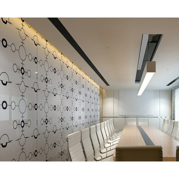 Window Privacy Film No Glue Glass Film 3D Static Window Films Anti UV Removable Glass Covering Opaque Window Sticker Clings For Home Office Bathroom Door 45×100cm