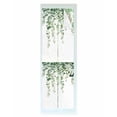 thumbnail image 1 of Window Privacy Film Green Eucalyptus Branches Stained Glass Window Film Decorative Sun Block Window Cover Spring Botanical Leaves Vines Window Clings Static Adhesive Sticker for Bathroom 29.5"x118", 1 of 7