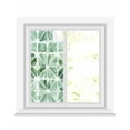 thumbnail image 1 of Window Privacy Film Green Geometric Stained Glass Window Film Decorative Sun Block Window Cover Vintage Watercolor Abstract Art Window Clings Static Adhesive Sticker for Bathroom 19.6"x39.3", 1 of 7