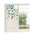 thumbnail image 1 of Window Privacy Film Green Leaves Stained Glass Window Film Decorative Sun Block Window Cover Retro Farmhouse Spring Natural Vines Window Clings Static Adhesive Sticker for Bathroom 35.4"x78.7", 1 of 7