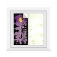 thumbnail image 1 of Window Privacy Film Halloween Stained Glass Window Film Decorative Sun Block Window Cover Modern Castle Witch Forest Moon Purple Window Clings Static Adhesive Sticker for Bathroom 19.6"x39.3", 1 of 7