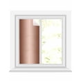 thumbnail image 1 of Window Privacy Film, Maroon Ombre UV Sun Blocking Window Tint Film Heat Control One Way Blackout Window Film, Modern Abstract Gradient Color Art Non Adhesive Static Cling Window Sticker 17.7x39.3 In, 1 of 7