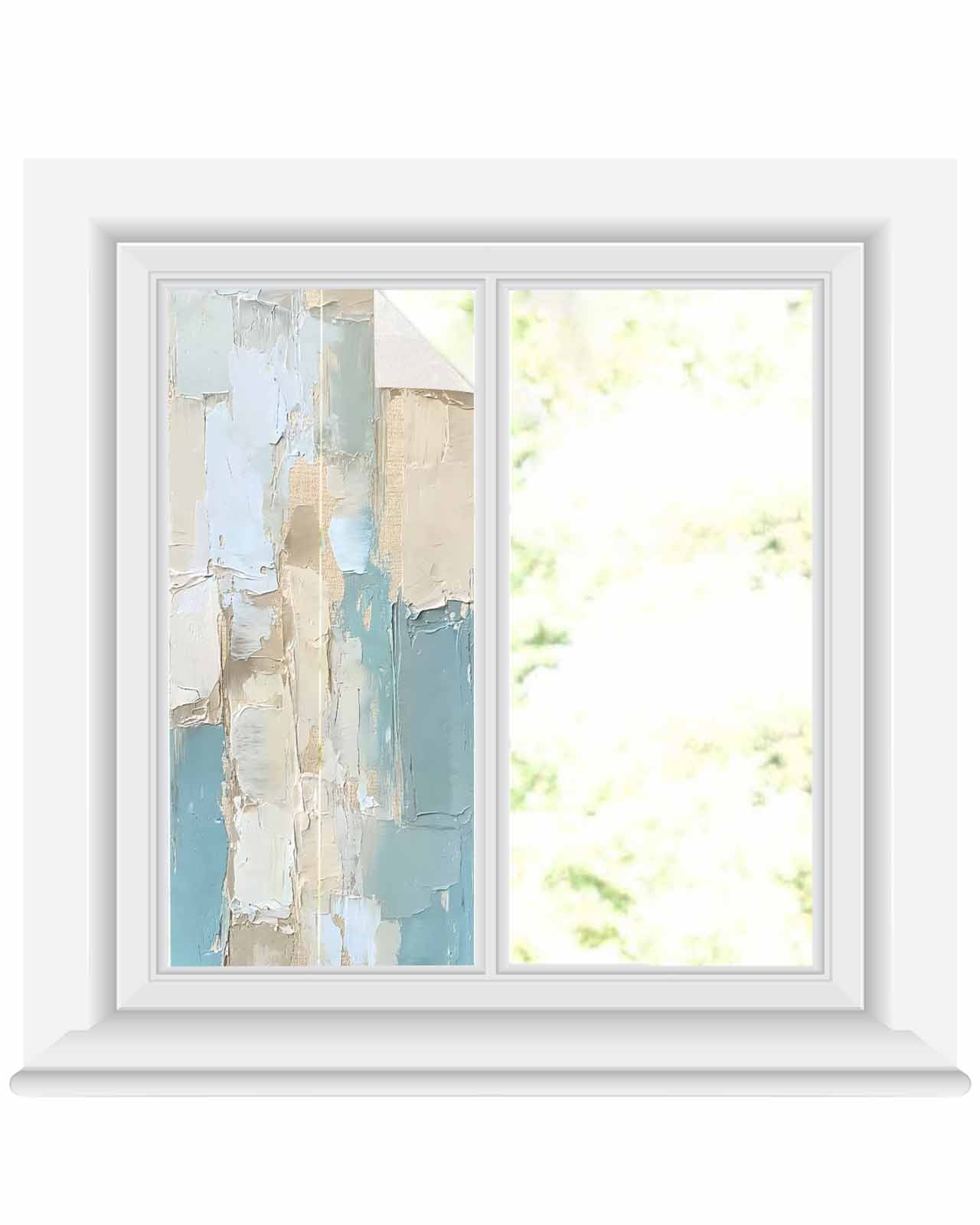 Window Privacy Film Modern Abstract Stained Glass Window Film ...