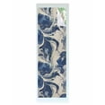 thumbnail image 1 of Window Privacy Film Navy White Stained Glass Window Film Decorative Sun Block Window Cover Marble Modern Artwork Window Clings Static Adhesive Sticker for Bathroom 17.7"x78.7", 1 of 7