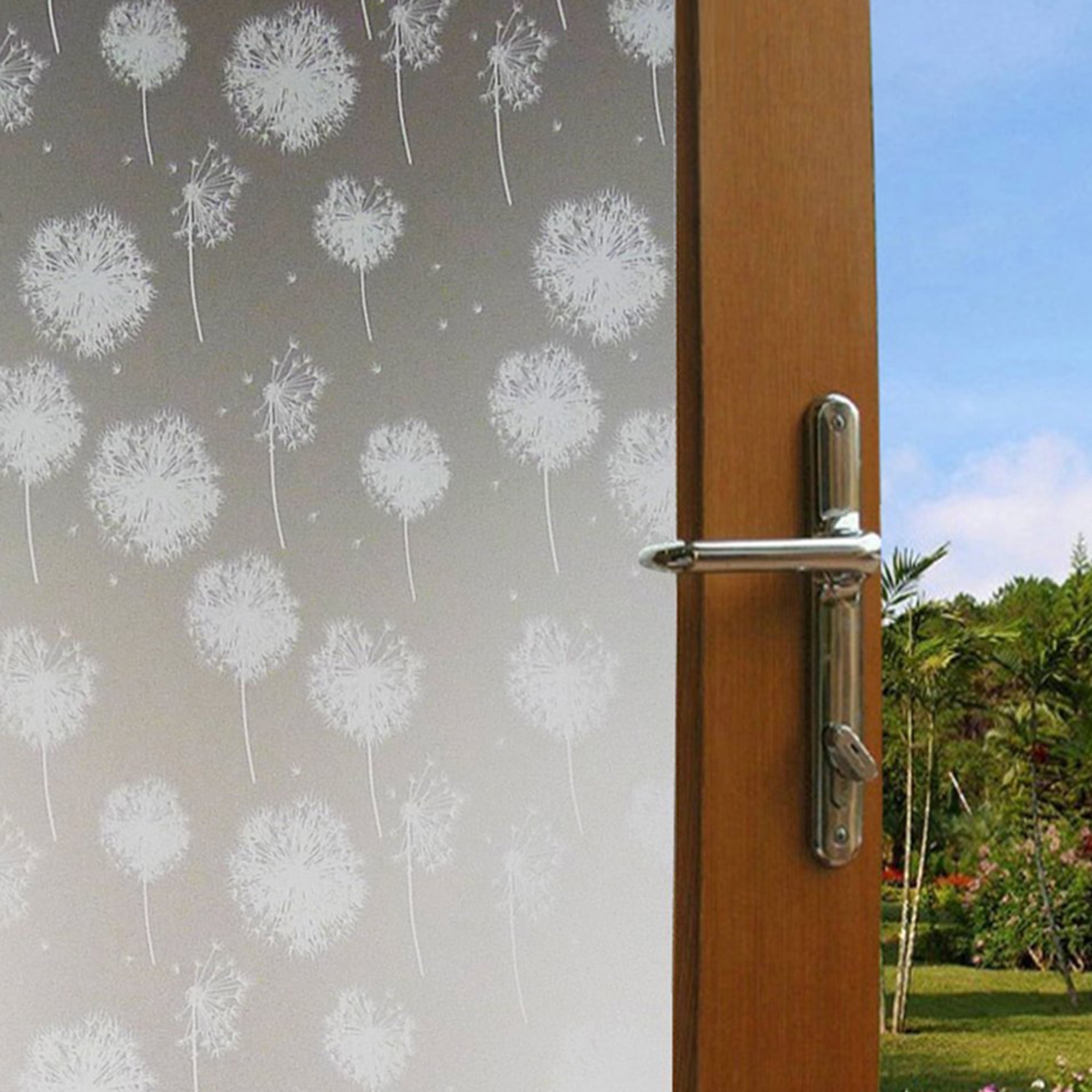 Window Privacy Film No Glue Glass Film 3D Static Window Films Anti UV  Removable Glass Covering Opaque Window Sticker Clings For Home Office  Bathroom Door 45×100cm - Walmart.com, image size:2000x2000