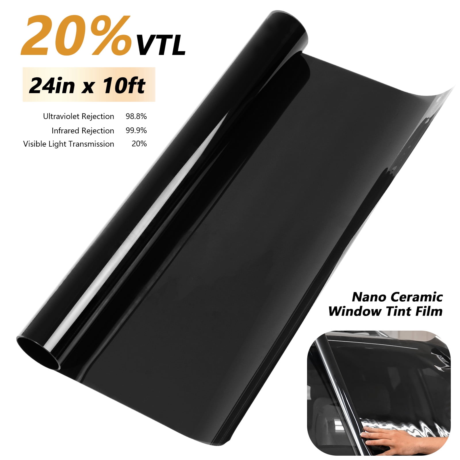 Window Sticker Block View Window Privacy Film One Way, Blocking Premium PET Material Daytime ...