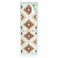 thumbnail image 1 of Window Privacy Film Orange Aztec Stained Glass Window Film Decorative Sun Block Window Cover Southwest Neutral Abstract Geometric Art Window Clings Static Adhesive Sticker for Bathroom 17.7"x78.7", 1 of 7